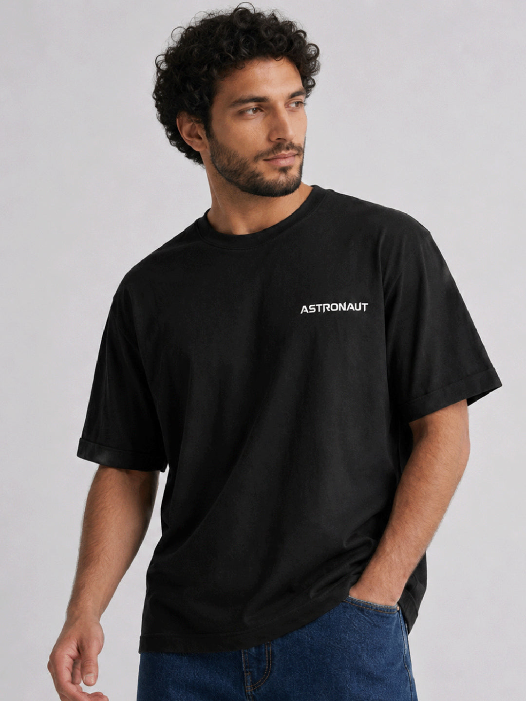 Relaxed Fit Printed Brown T-Shirts