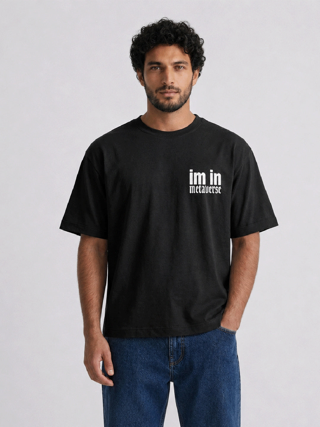 Relaxed Fit Printed Brown T-Shirts