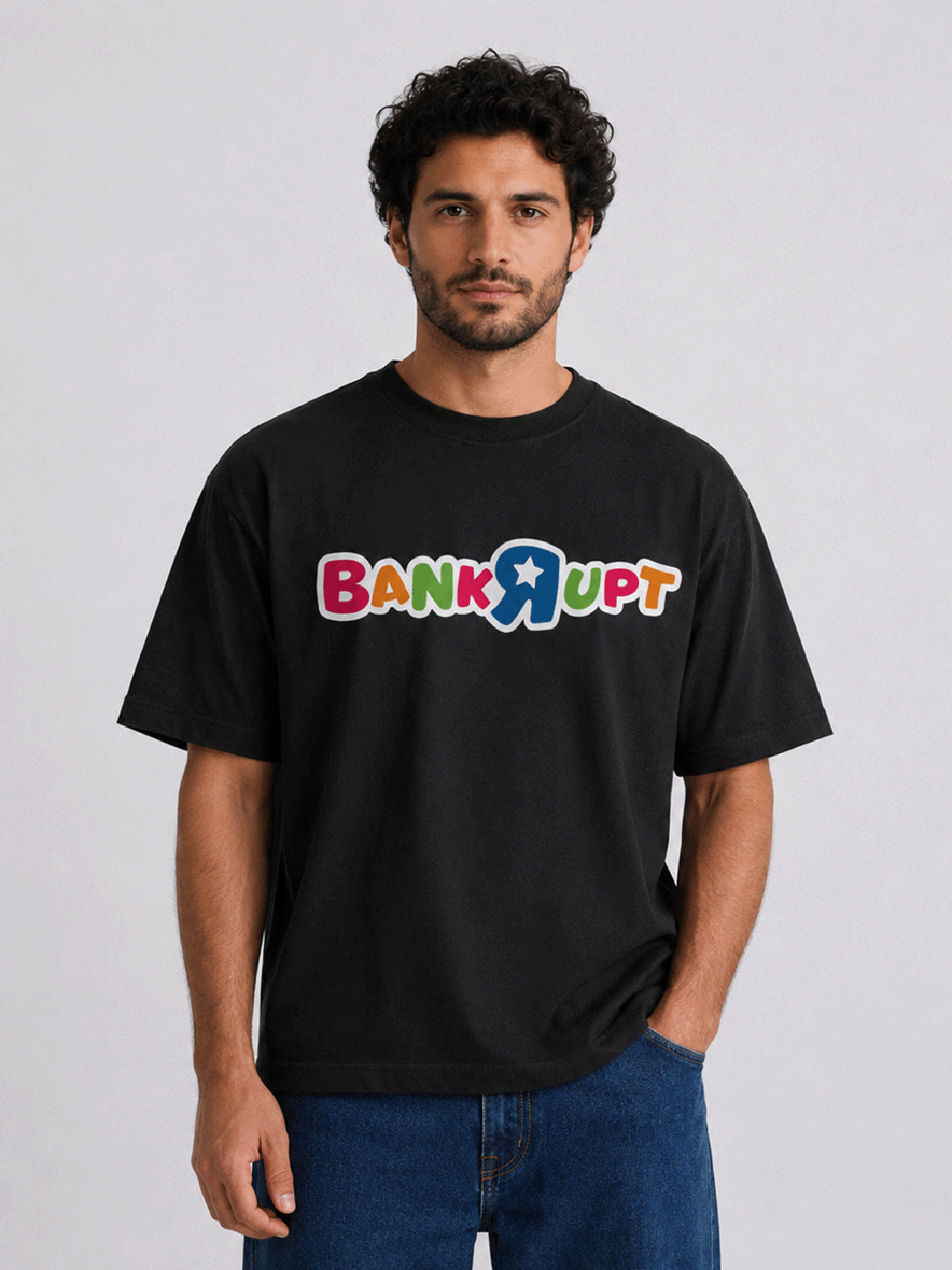 Relaxed Fit Printed Brown T-Shirts