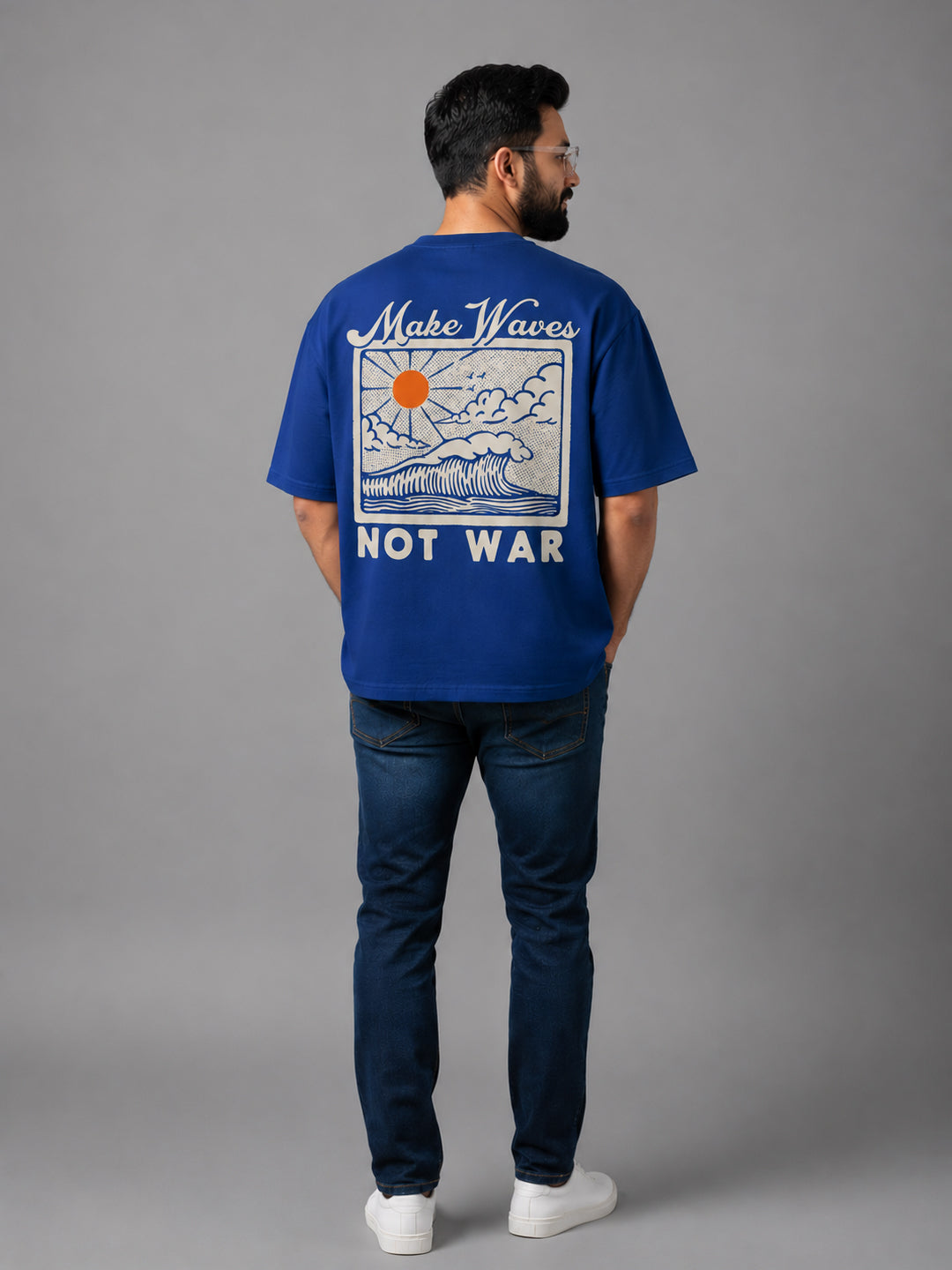 Relaxed Fit Printed Brown T-Shirts