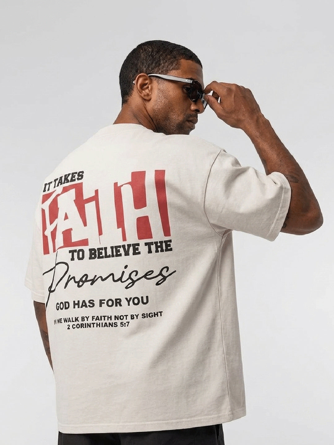 Relaxed Fit Printed Brown Tshirt