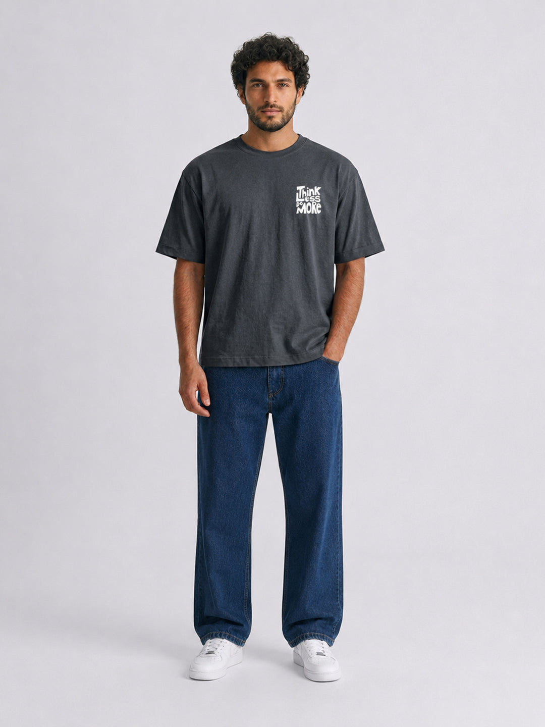 Relaxed Fit Printed Brown T-Shirts
