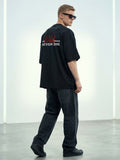 Relaxed Fit Printed Brown T-Shirts