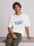 Relaxed Fit Printed Brown Tshirt