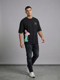 Relaxed Fit Printed Brown T-Shirts