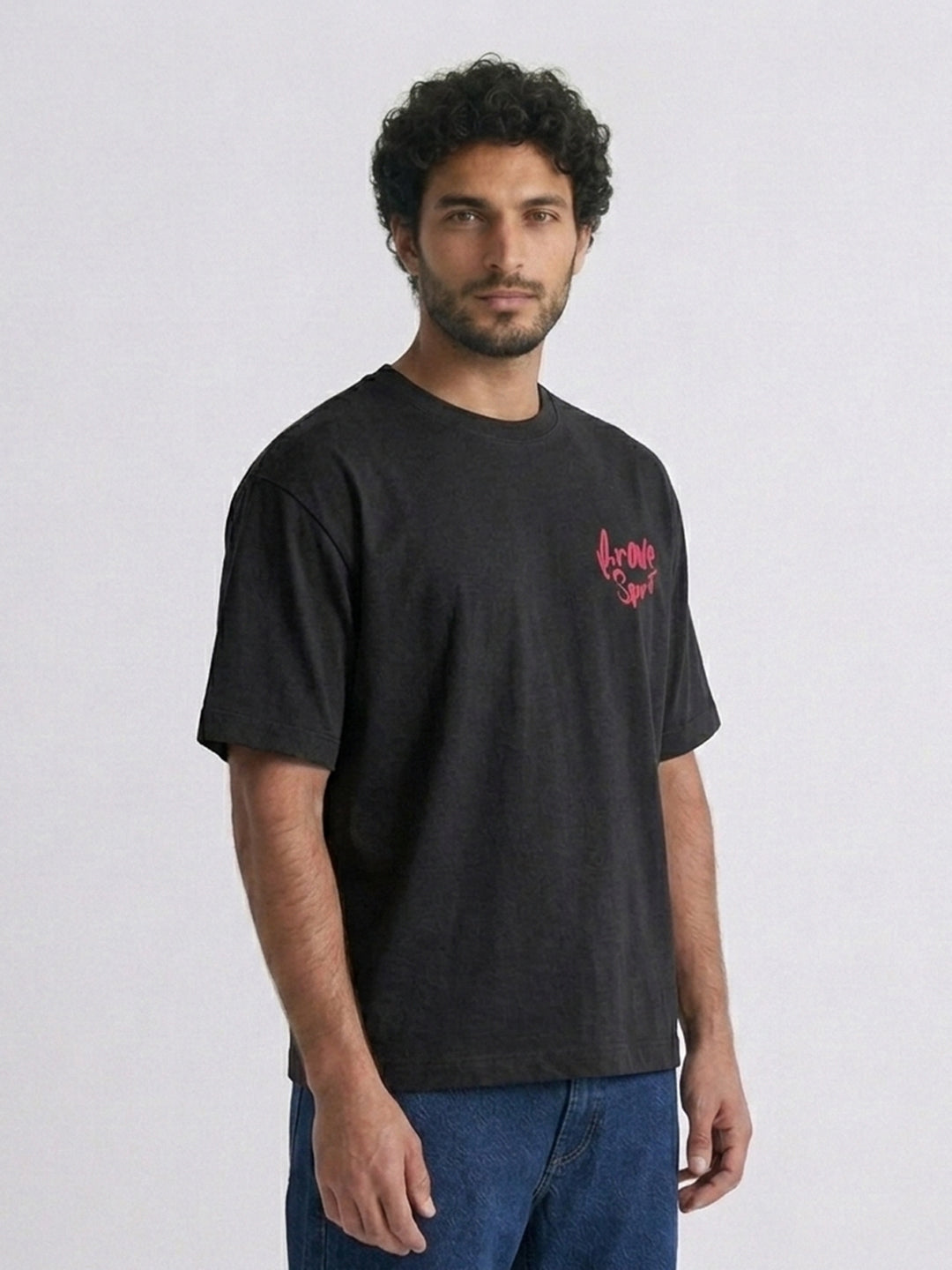 Relaxed Fit Printed Brown T-Shirts